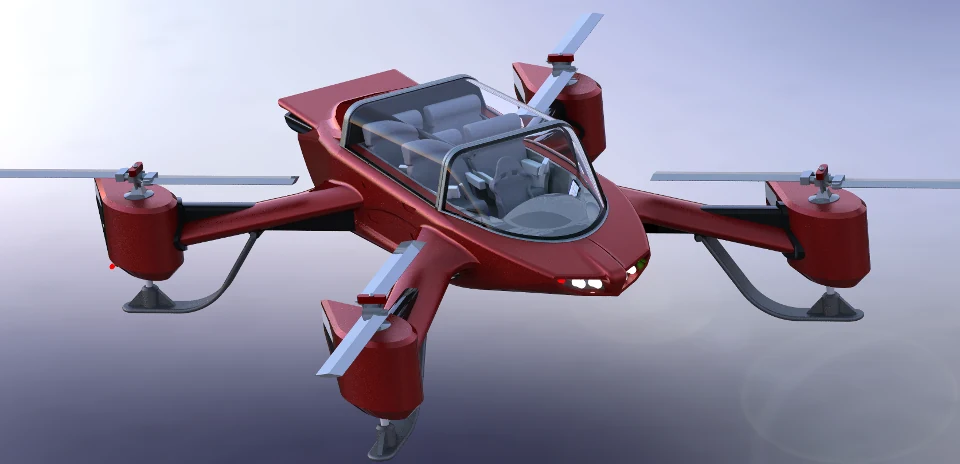 SkyRider SUVA advanced air mobility concept